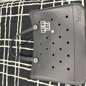 BOGG BAG Charcoal Tote with Fun Accents